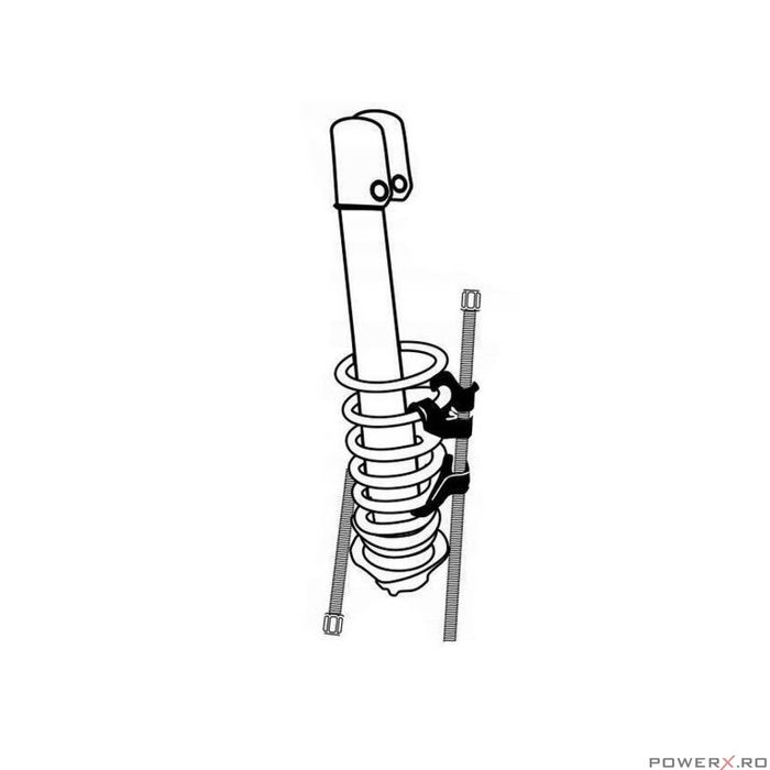 Presa, dispozitiv pentru montare demontare arcuri suspensie 380 mm,