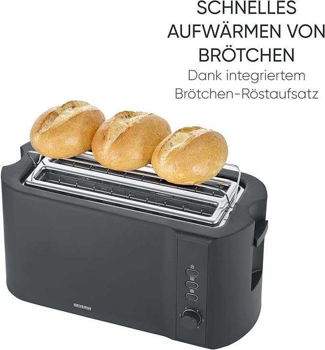 SEVERIN AT 2591 – Тостер с дълъг слот за 4 филийки