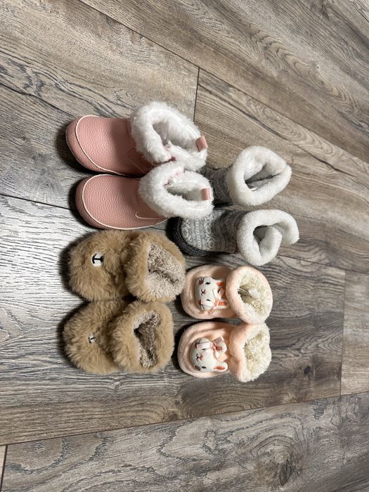 Зимни дрехи за бебе момиче 74-80