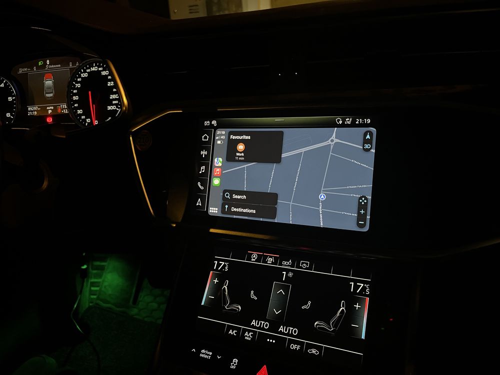 Activare Apple Carplay Abdroid Auto Harti 2025 Audi A6 A7 Porsche VW