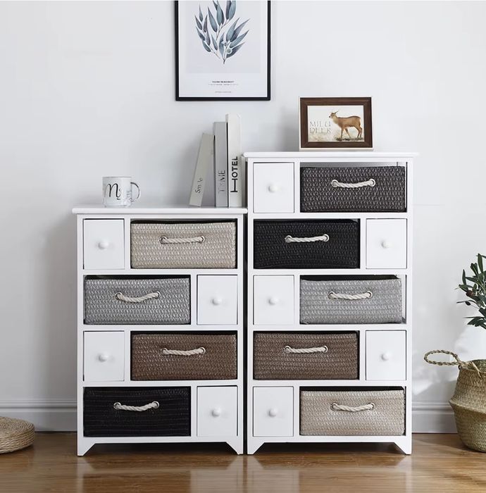 Элитный комод с ротанговыми ящиками – стиль и удобство в одном