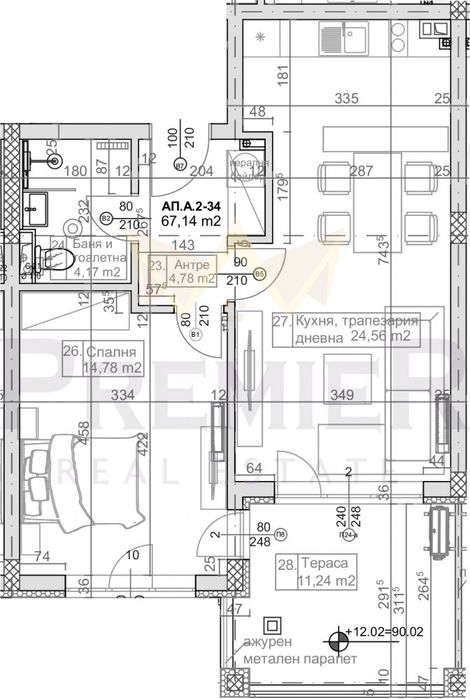 2-стаен в к.к. Слънчев Ден, гр.Варна