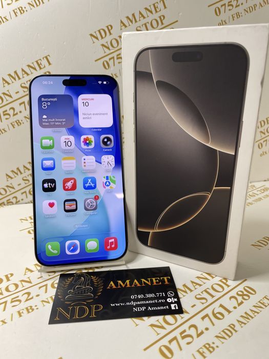 NDP Amanet Braila Iphone 16 Pro Max 256gb (45662)