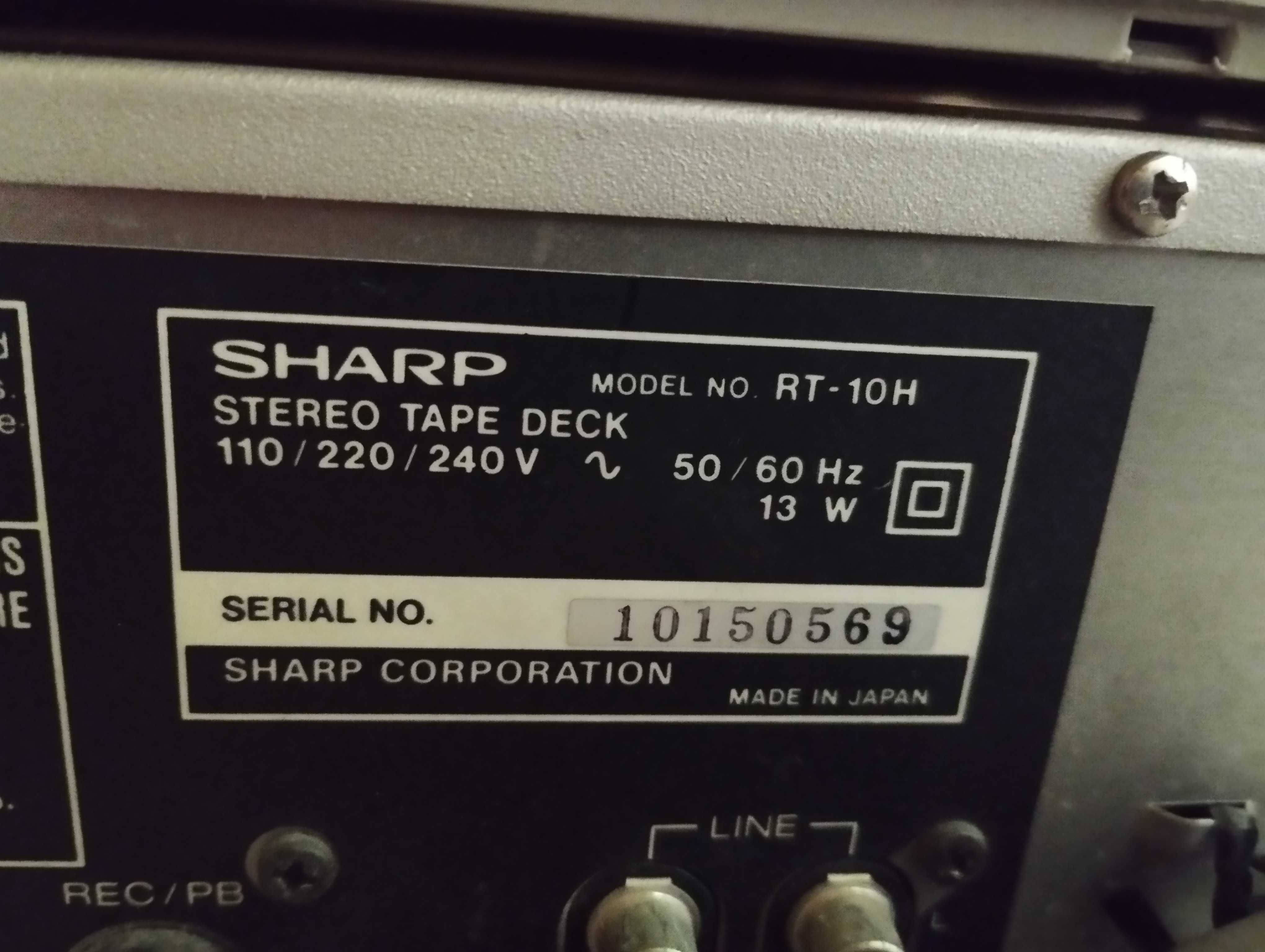 Касетен Дек SHARP RT-10H/SHARP RT-100H