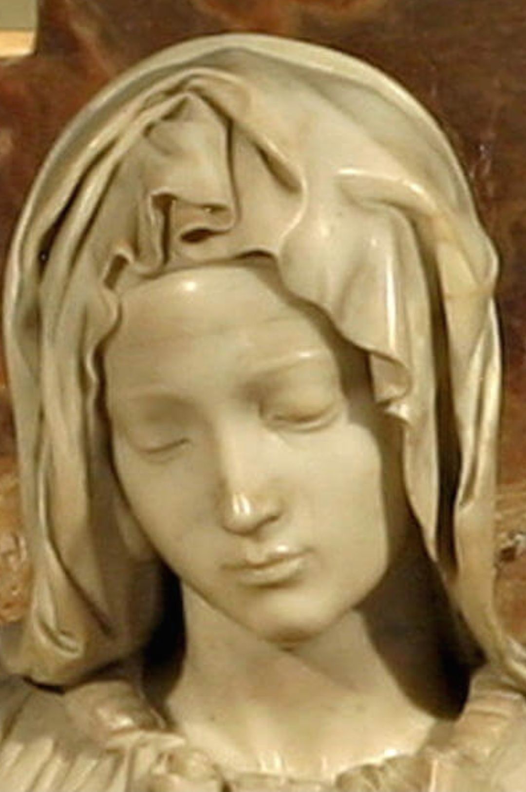 Sf Maria bronz, interpretare după Pieta