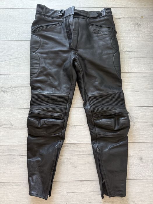 Pantaloni moto piele