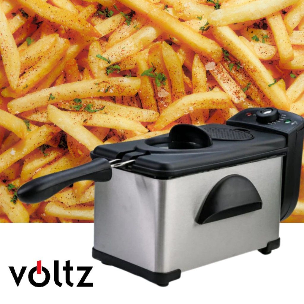 Фритюрник Voltz OV51980H, 2000W, 2л.. демонтиращ се съд, капак и бр. 1