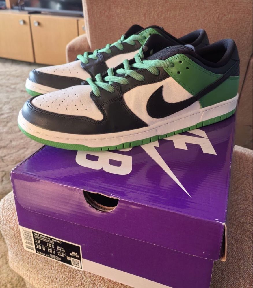 Nike SB Dunk Low Pro - Classic Green - 49.5