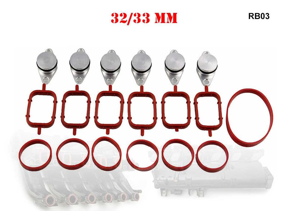 Kit Set Dopuri Anulare Clapete Admisie Toppinguri BMW 32 22 mm