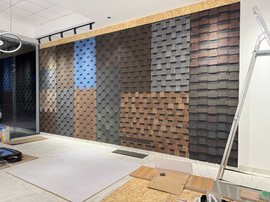 Крыша, Гибкая черепица, Мягкая кровля, Андулин, Ондулин, andulin