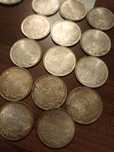 Vând lot de 37 monede din argint, 1941-1946