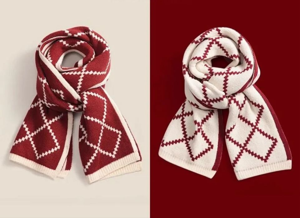 Зимние шарфы двусторонние - ликвидация товара