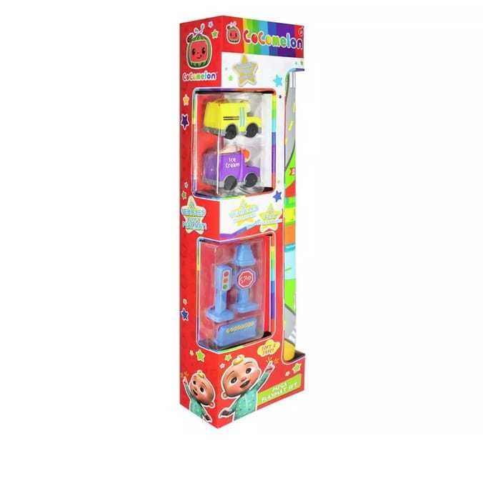 Cocomelon Детско килимче за игра с коли и знаци Кокомелон