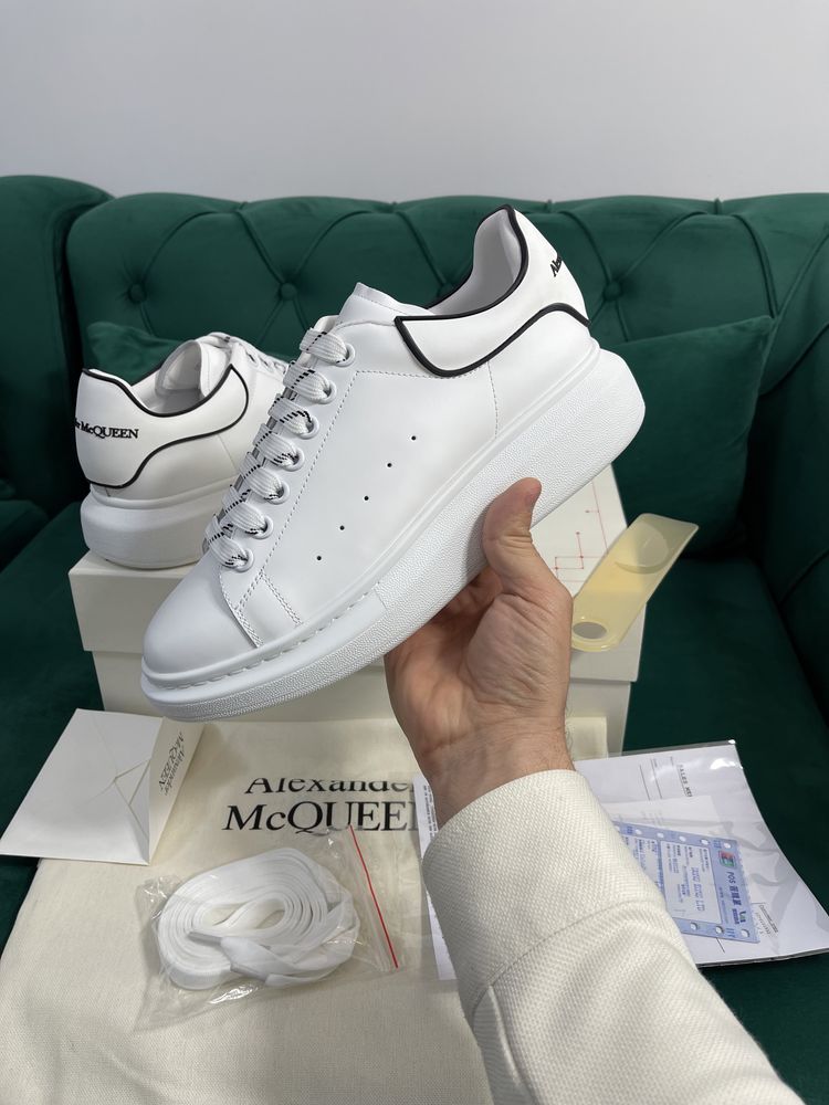 Adidasi Alexander McQueen piele naturala 100% Full Box Premium