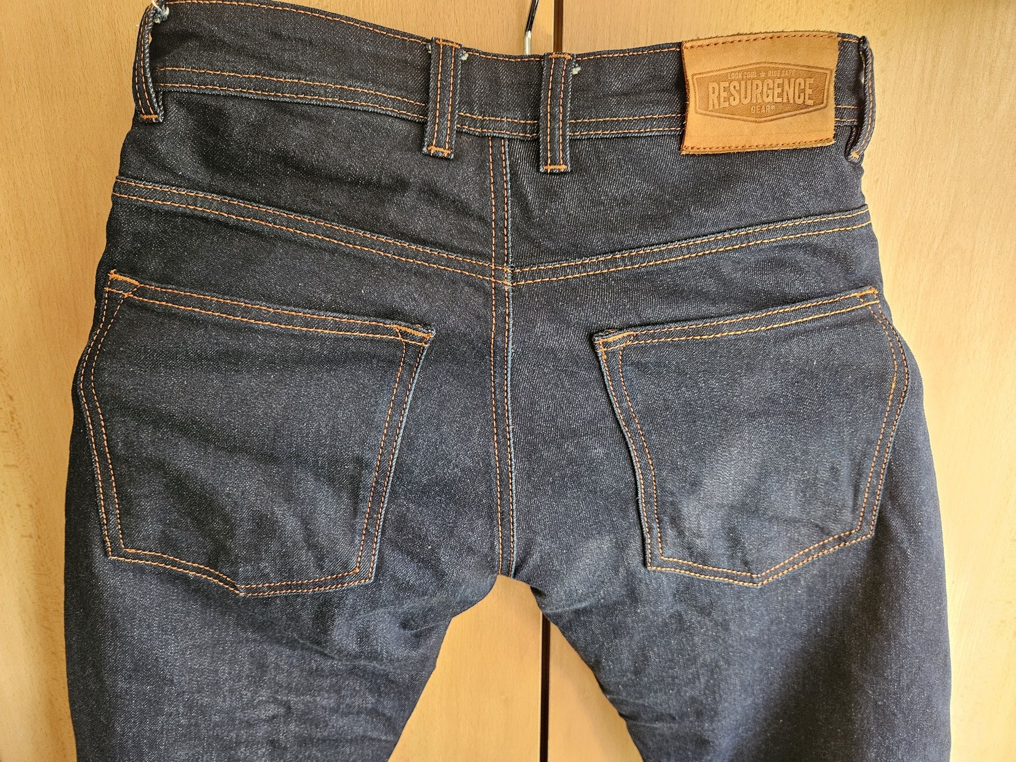 Мото дънки Resurgence Raw Selvedge denim размер W30L32