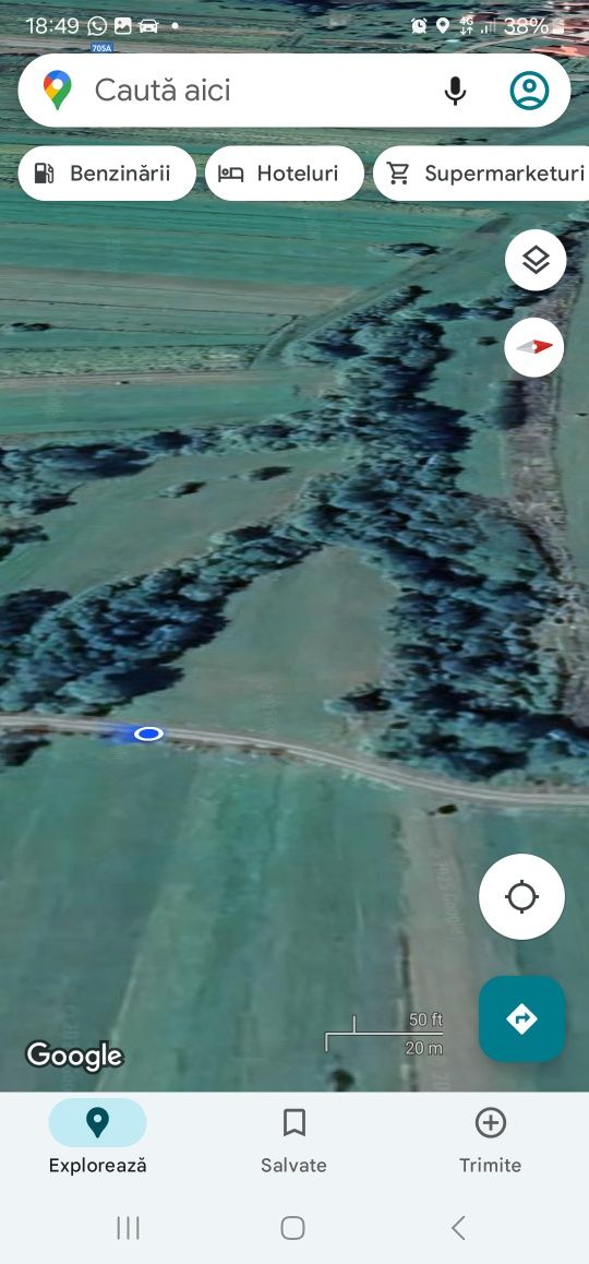 Vând teren extravilan 2500mp