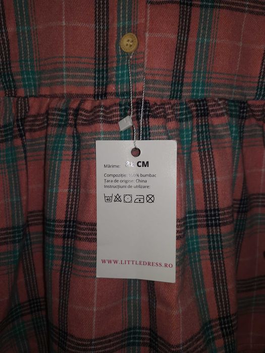 Rochie Little Dress, nouă, cu etichetă, mărimea 86