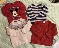 Пуловери и суичър с Мики Маус H&M и Zara 86 см