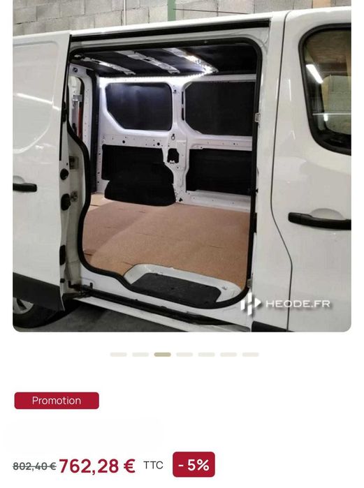 Izolatie TERMICA pentru Camper/Van Fiat Ducato