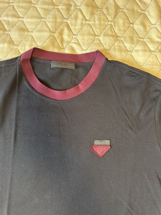 Tricou negru barbati, Prada, XL