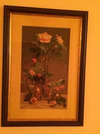 Goblen-Trandafiri in vase orientale