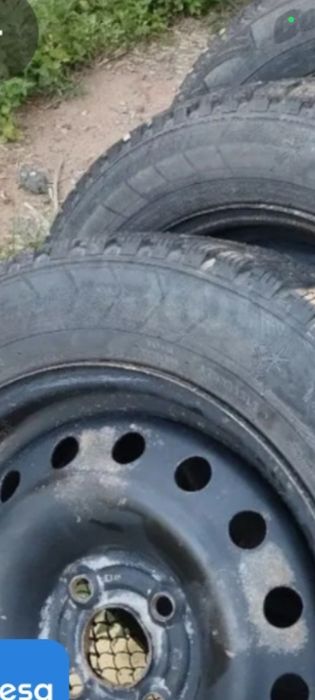 Шины зимние на кобальт сборе