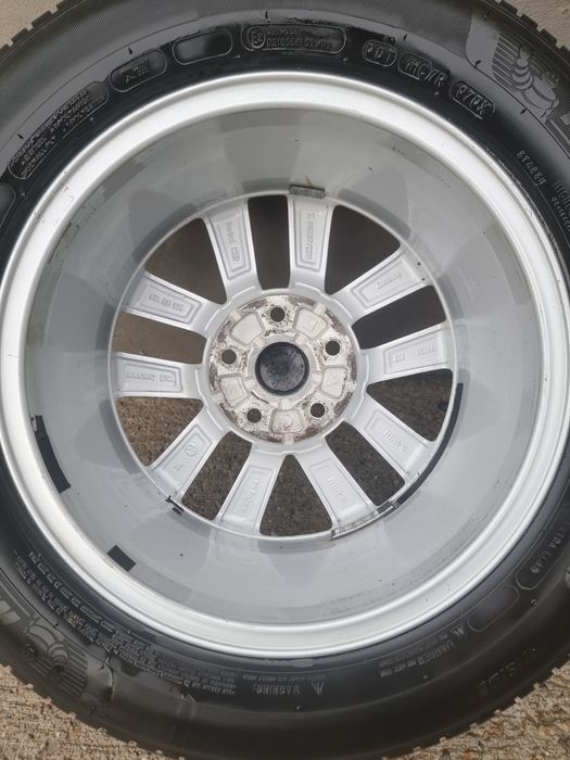 Jante originale VW 16" cu senzori presiune originali si anvelope de va