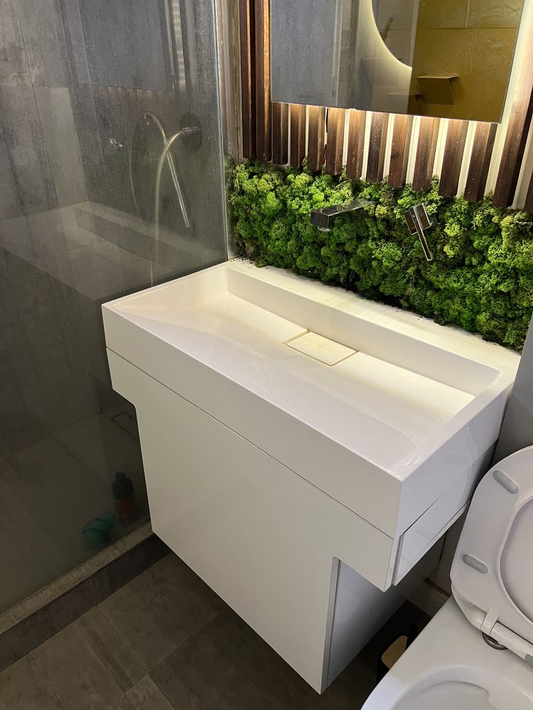 Vand lavoar,chiuveta baie, corian