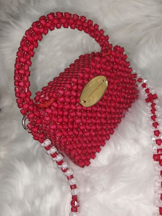 Сумка из бусин ручной работы