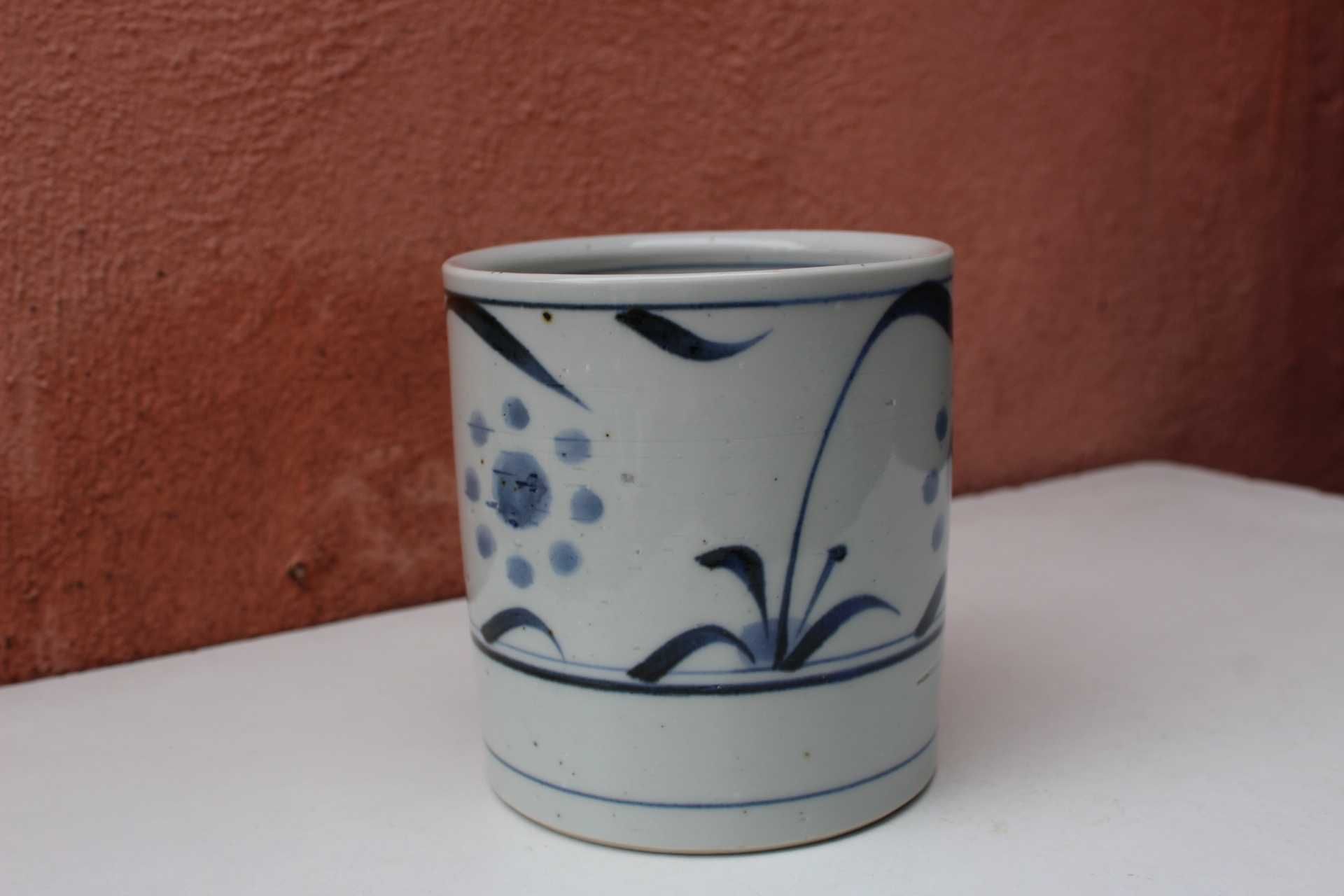 Bol / borcan portelan de colectie JAPONIA, Studio Pottery