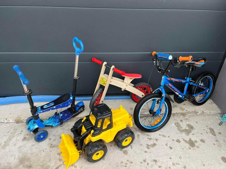 Детско дървено баланс колело