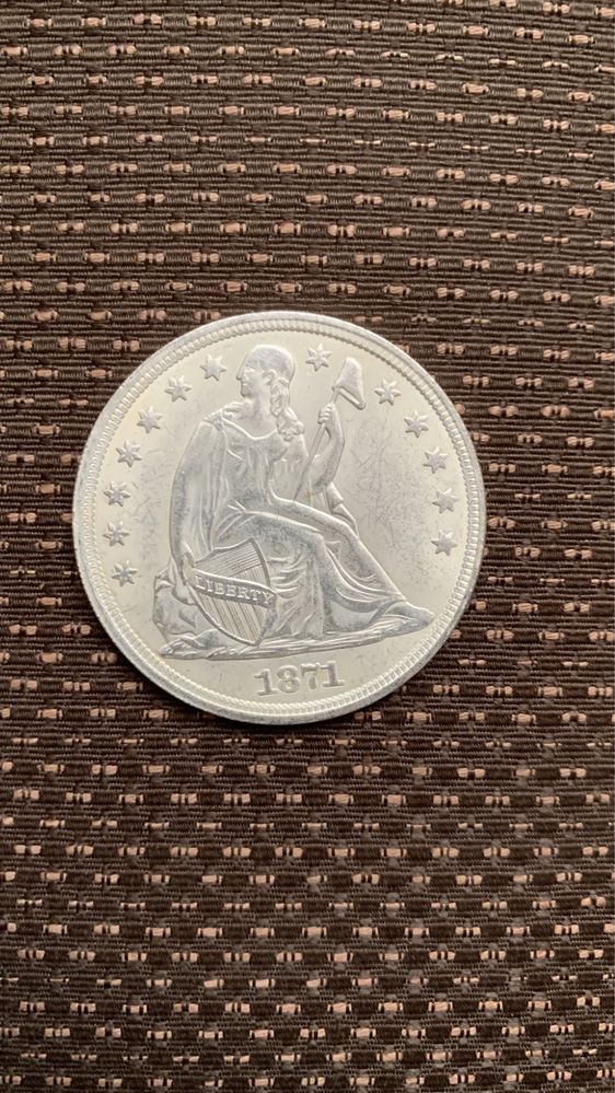 monezi din argint de 1 dolar foarte vechi