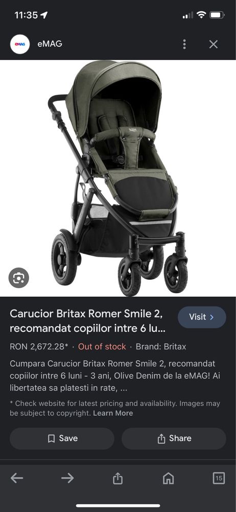 Carucior Britax Römer Smile 2