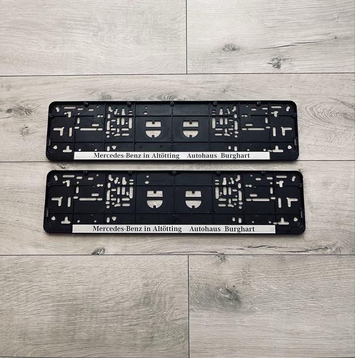 Оригинални немски подложки за номера за Mercedes/Porsche