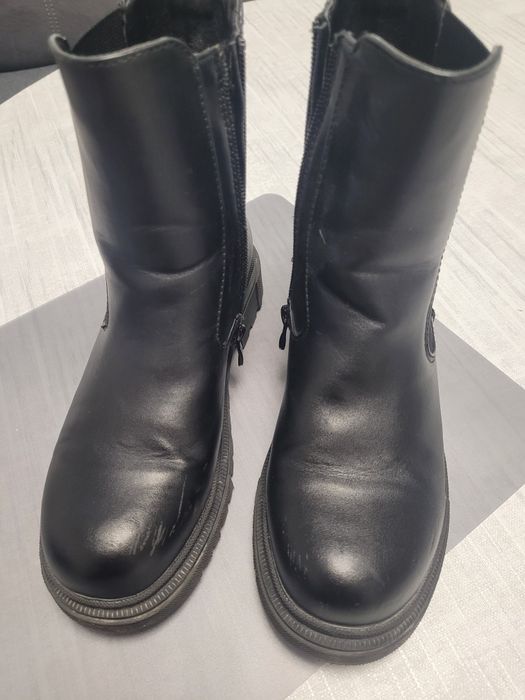 Боти черни Nely blue с топла подплата