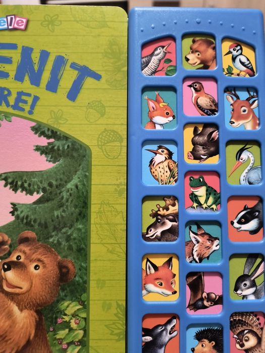 Carte sonora Bun venit în padure - Glasuri vesele