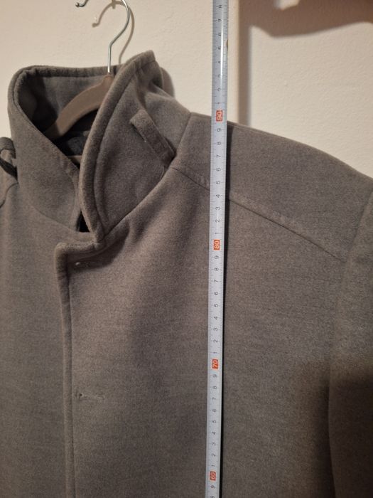 Palton de barbati gri marimea L