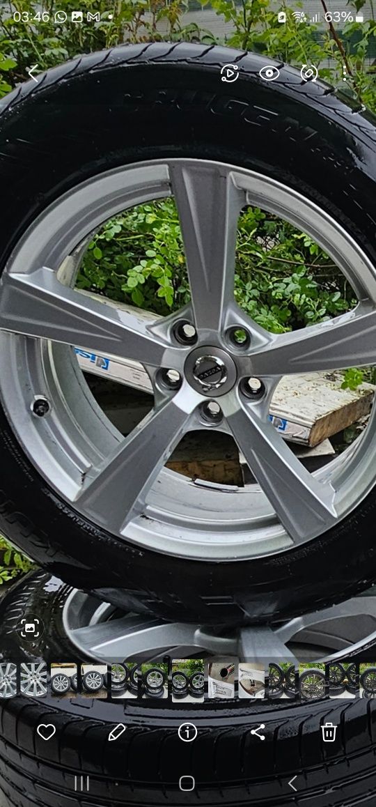 Rotii,Jante Volvo R 18 cu anvelope 235/60R18 vara