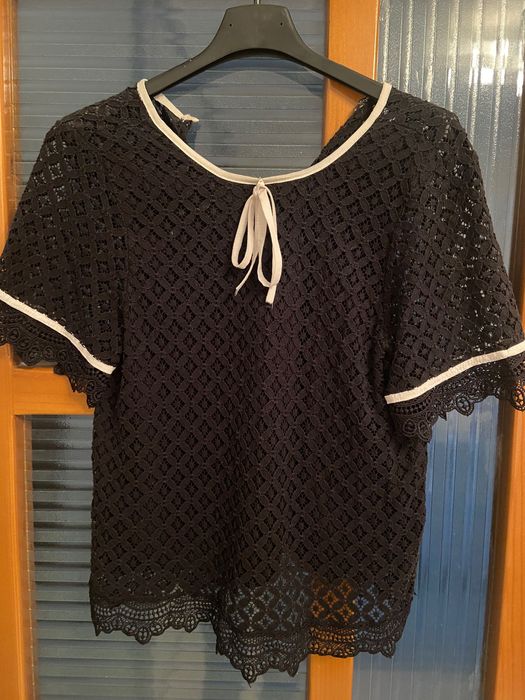 Tricou negru cu alb Orsay