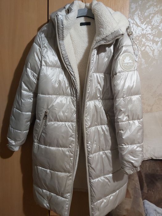 Зимно дълго яке с пух