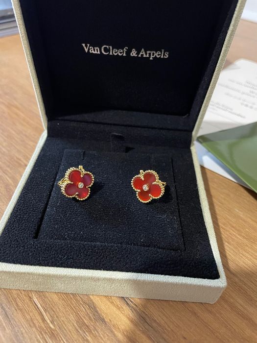 Van Cleef & Arpels - Cercei Gold Red Diamond (aur/rosu)