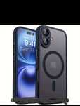 Apple iphone 17 калъф магнитен матиран с безжично зареждане