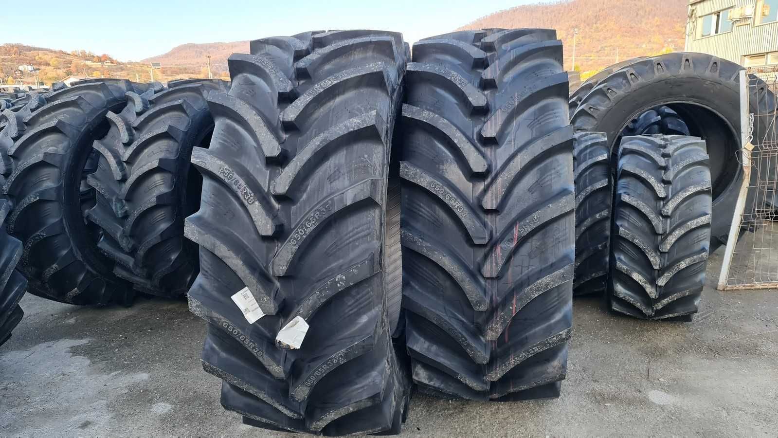 Anvelope noi 650/65R38 GTK RS200 166A8/163D cauciucuri tractor spate