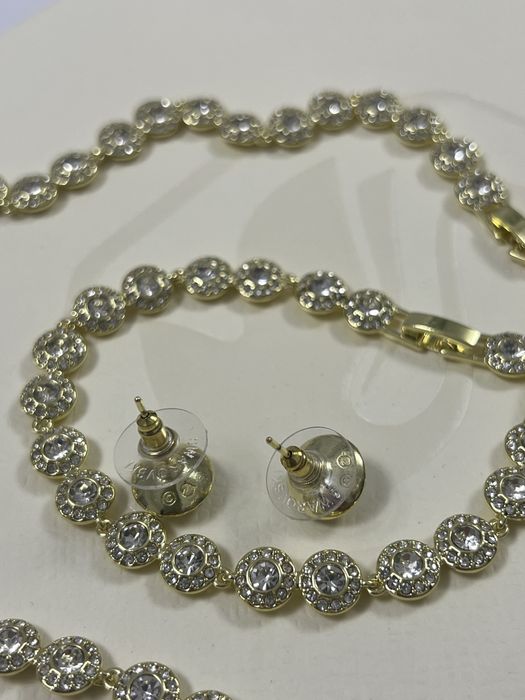 Cercei swarovski gold