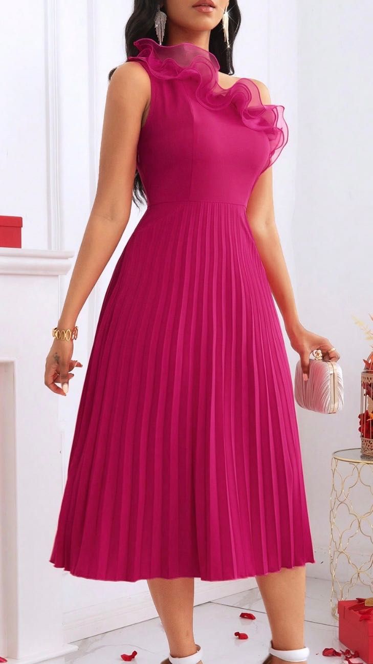 Rochie eleganta roz