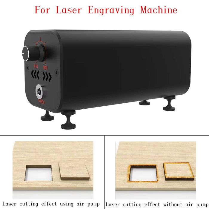 Compresor si Kit Air Assist pt CNC Modul Laser 20W 40W 80W