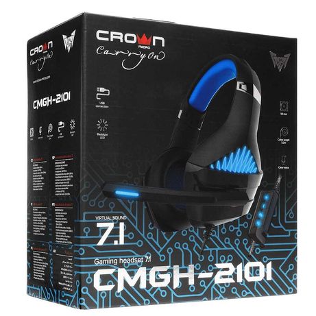 Наушники игровые CROWN CMGH-2101/2103