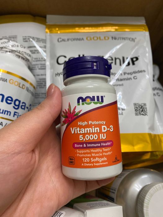 Vitamin D-3 5000Iu.  высокоактивный витамин D3 5000е  120 шт
