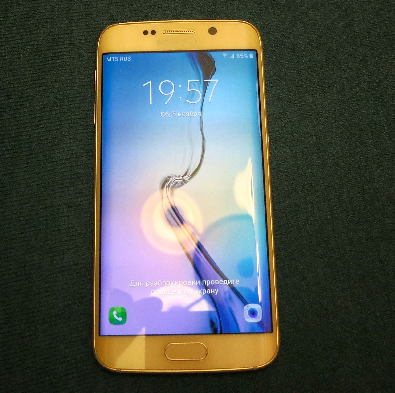 Samsung s6 edge gold ideal bez kar. I dok.