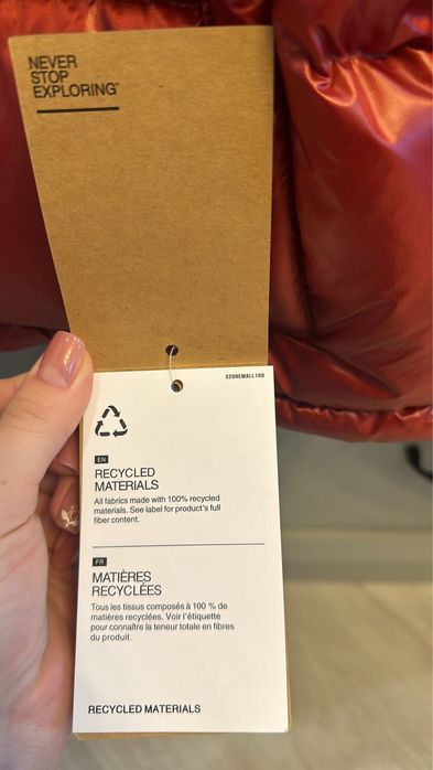 The North Face cropped puffer Women M